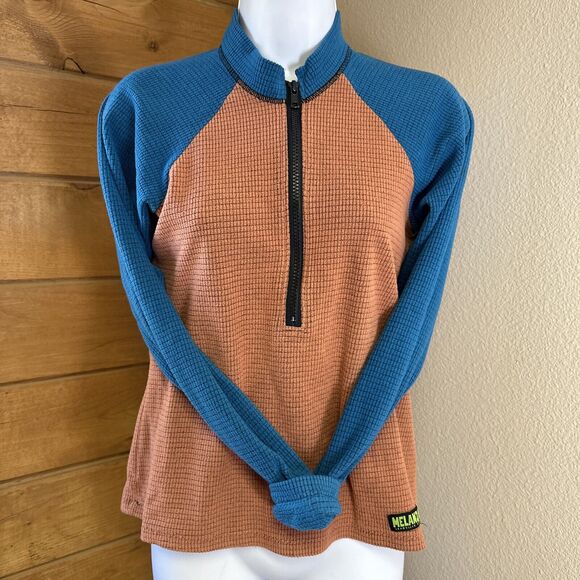 Melanzana Jackets & Blazers - Melanzana Women XS Micro Grid Fleece 1/2 Zip Pullover Top Ski Layer AS IS